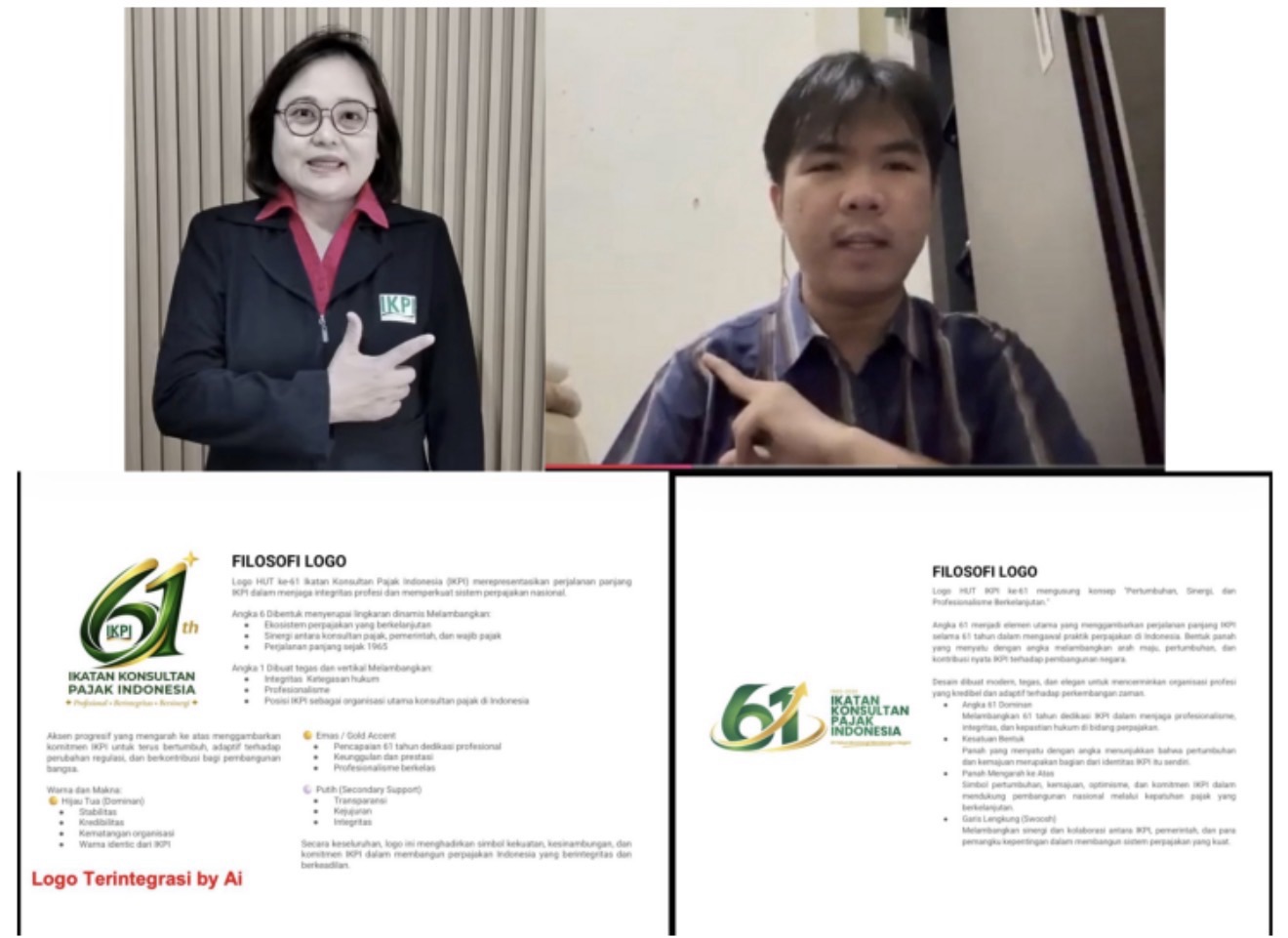 Ini Pemenang dan Juara Favorit Sayembara Logo dan Gestur HUT ke-61 IKPI