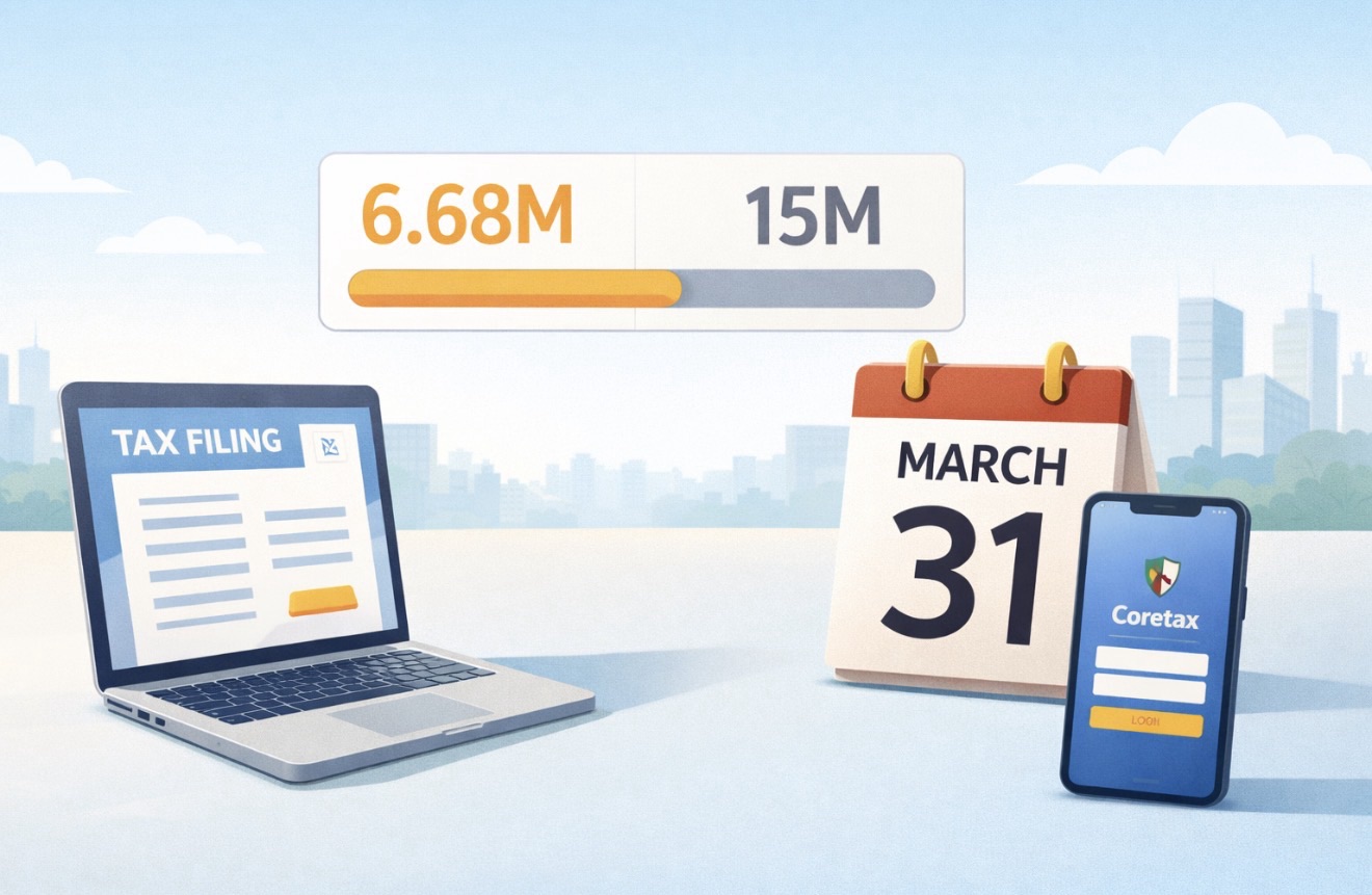 DJP Catat 6,68 Juta Wajib Pajak Sudah Lapor SPT Tahunan, Target 15 Juta Hingga Akhir Maret