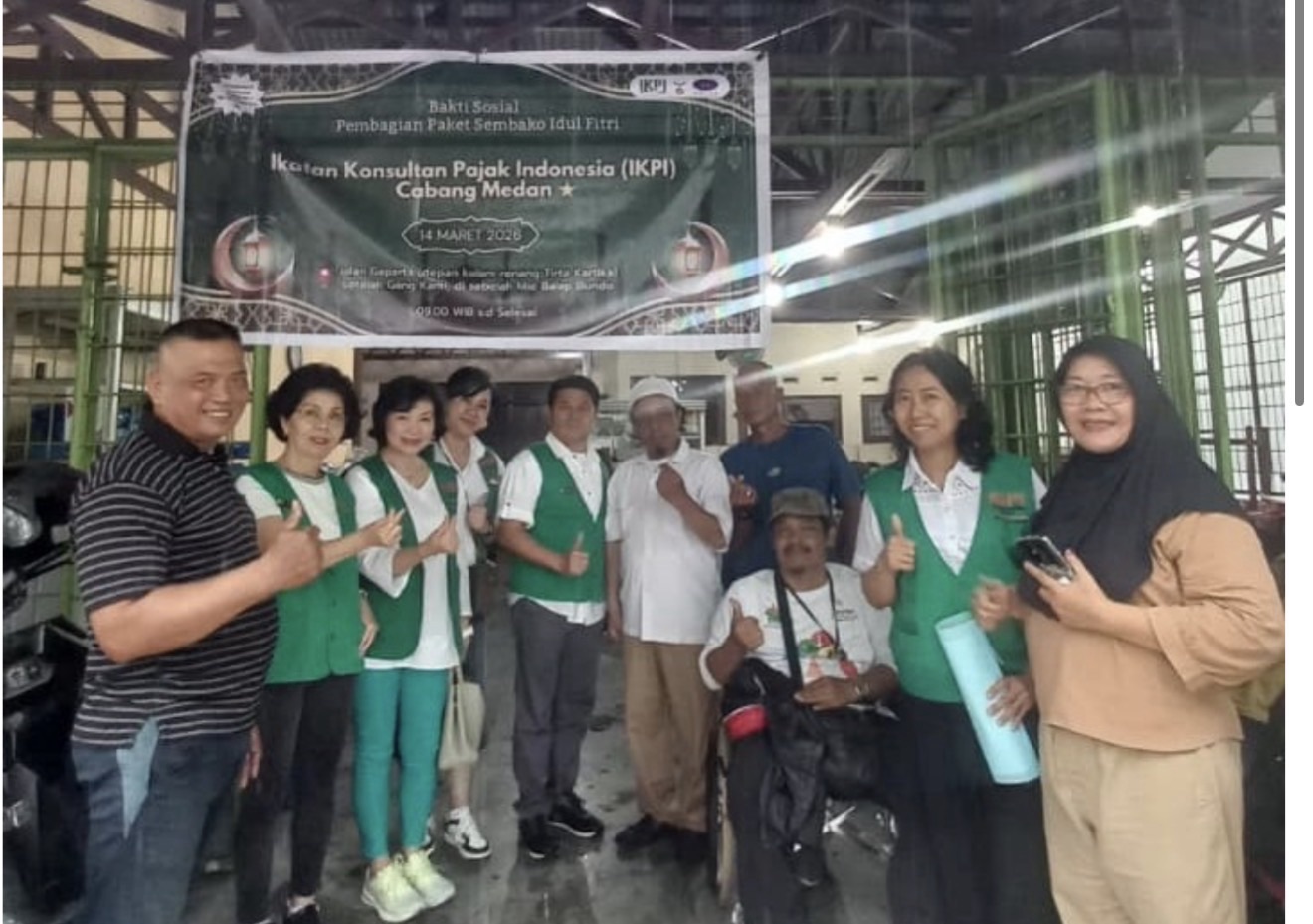 IKPI Medan Berbagi Kebahagiaan Idul Fitri Kepada Penyandang Disabilitas