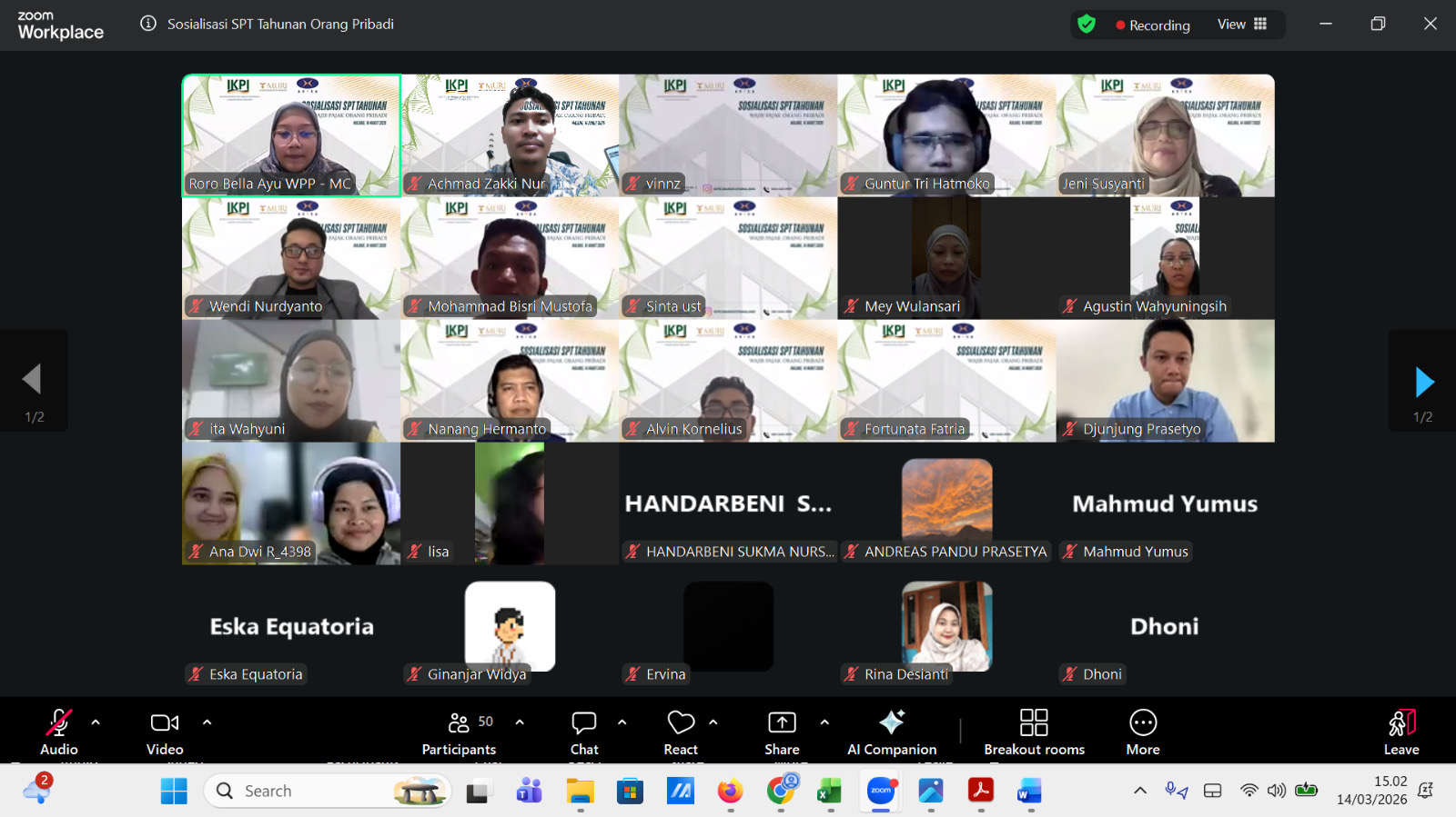 IKPI Kota Malang Gelar Sosialisasi Online SPT Tahunan, Jangkau Wajib Pajak Lebih Luas