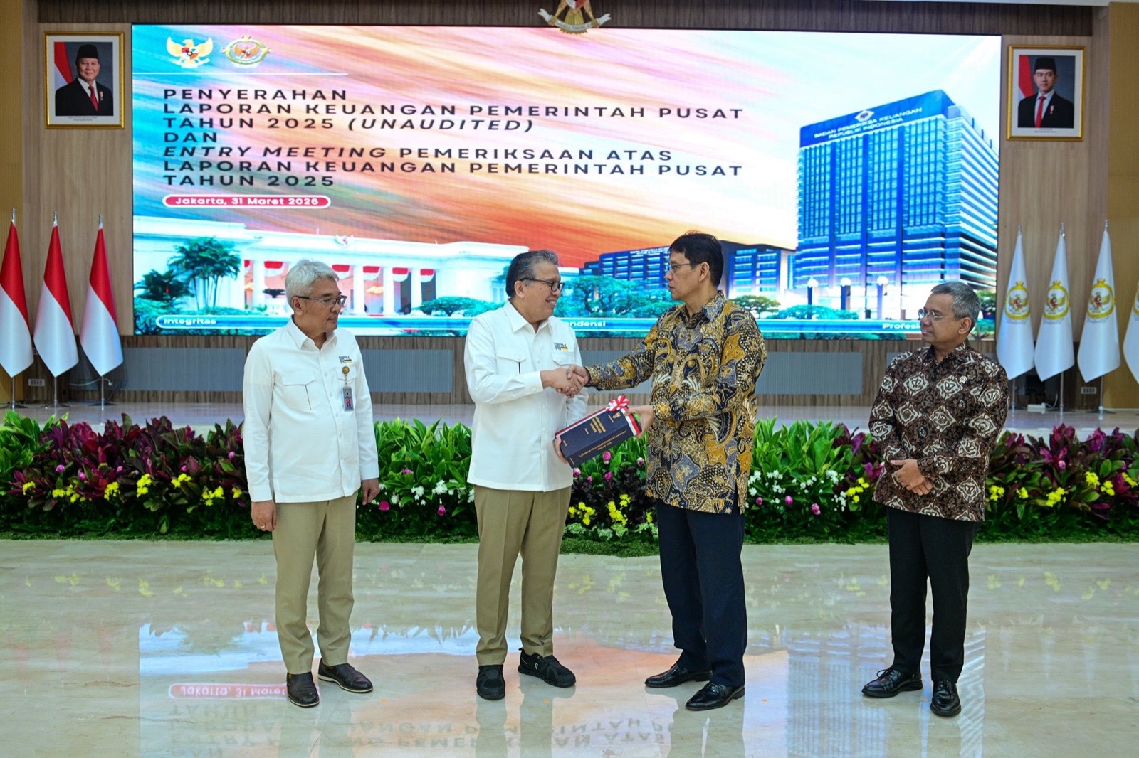 Purbaya Serahkan Laporan Keuangan 2025, BPK Soroti Hal Ini