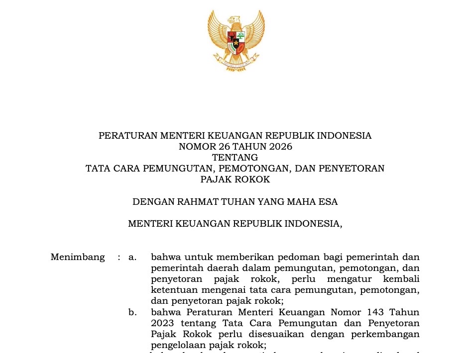 Pemerintah Pusat Kini Bisa Pakai Dana Pajak Rokok untuk Berantas Rokok Ilegal