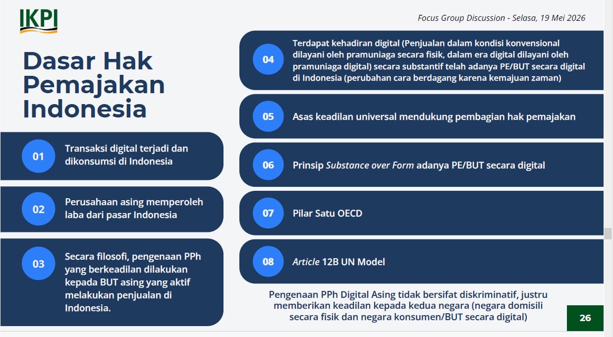 Praktisi Sebut Indonesia Berhak Atas Sebagian Hak Pemajakan Digital Asing