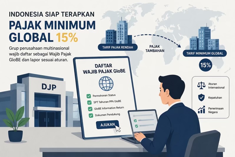DJP Mulai Bentuk Administrasi Khusus Pajak Minimum Global, Grup Raksasa Wajib Daftar sebagai Wajib Pajak GloBE