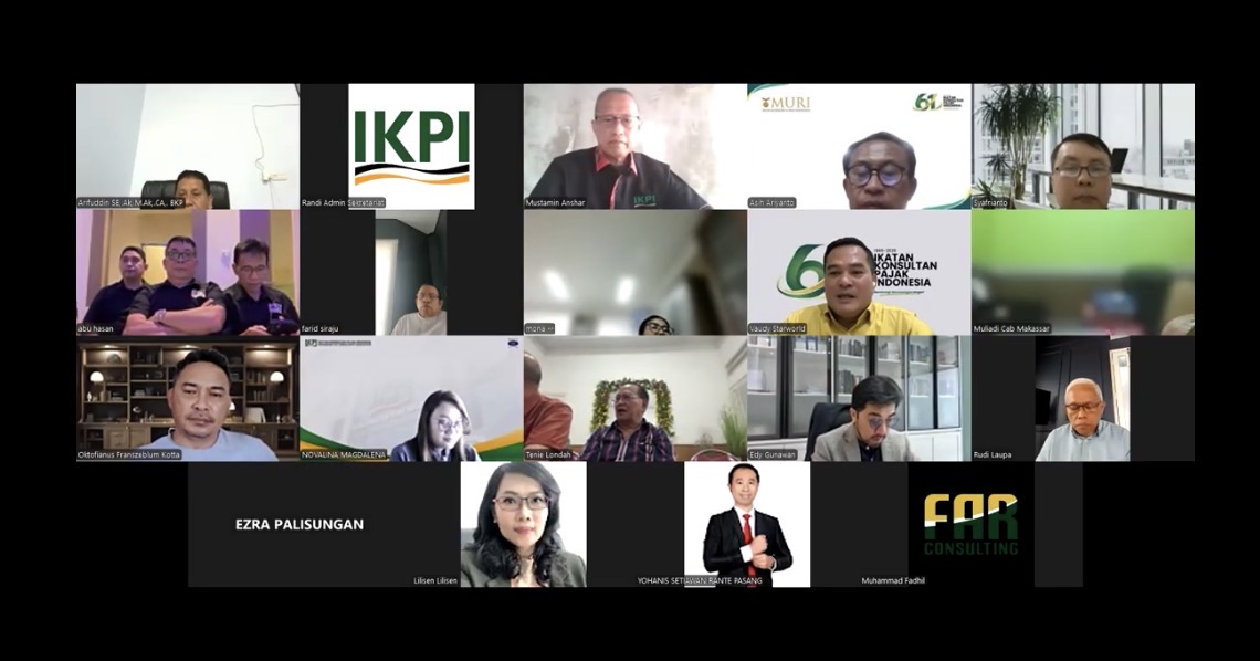 Pengurus Pusat, Pengda dan Pengcab IKPI Bahas Pembentukan Pengda Suluttenggo Malut