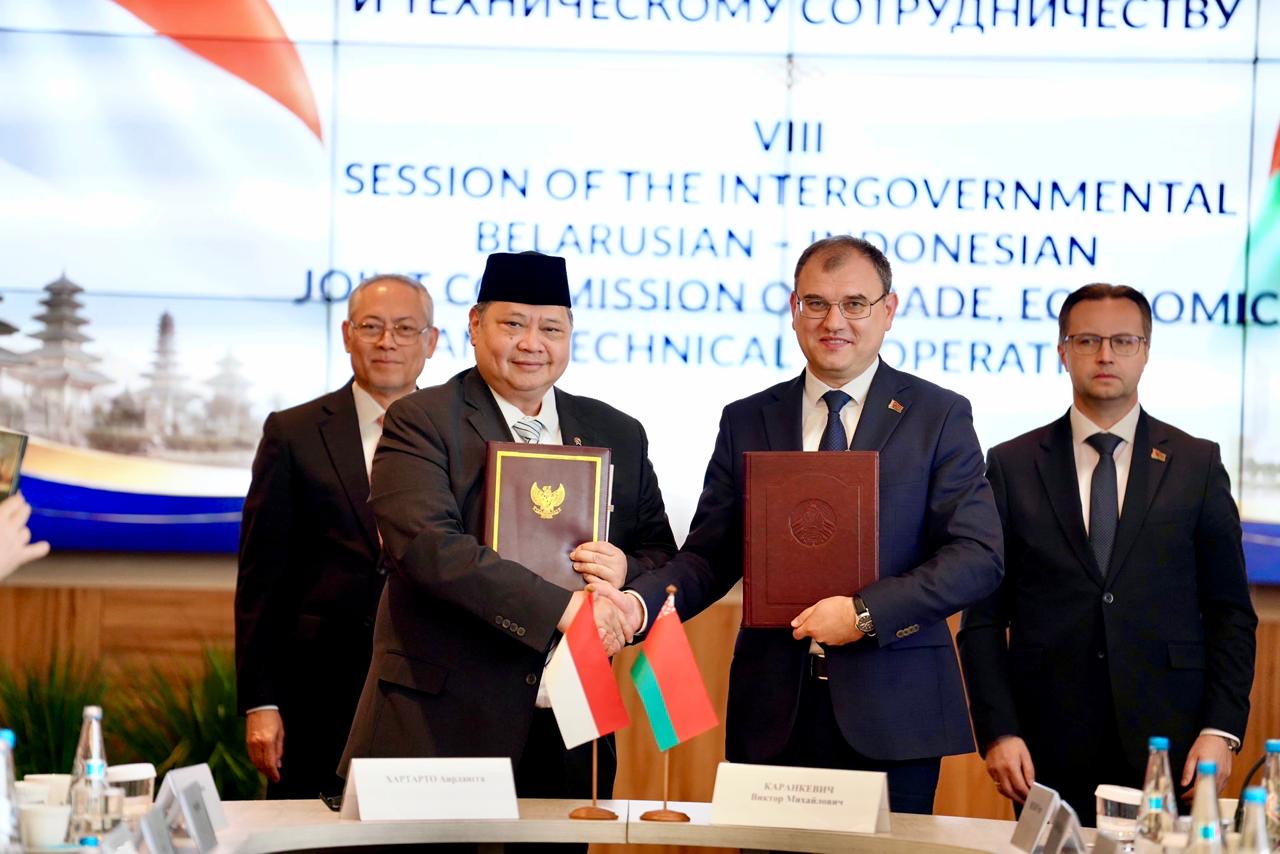 Airlangga Bawa Pulang Kesepakatan Bisnis Rp 7 Triliun dari Belarus