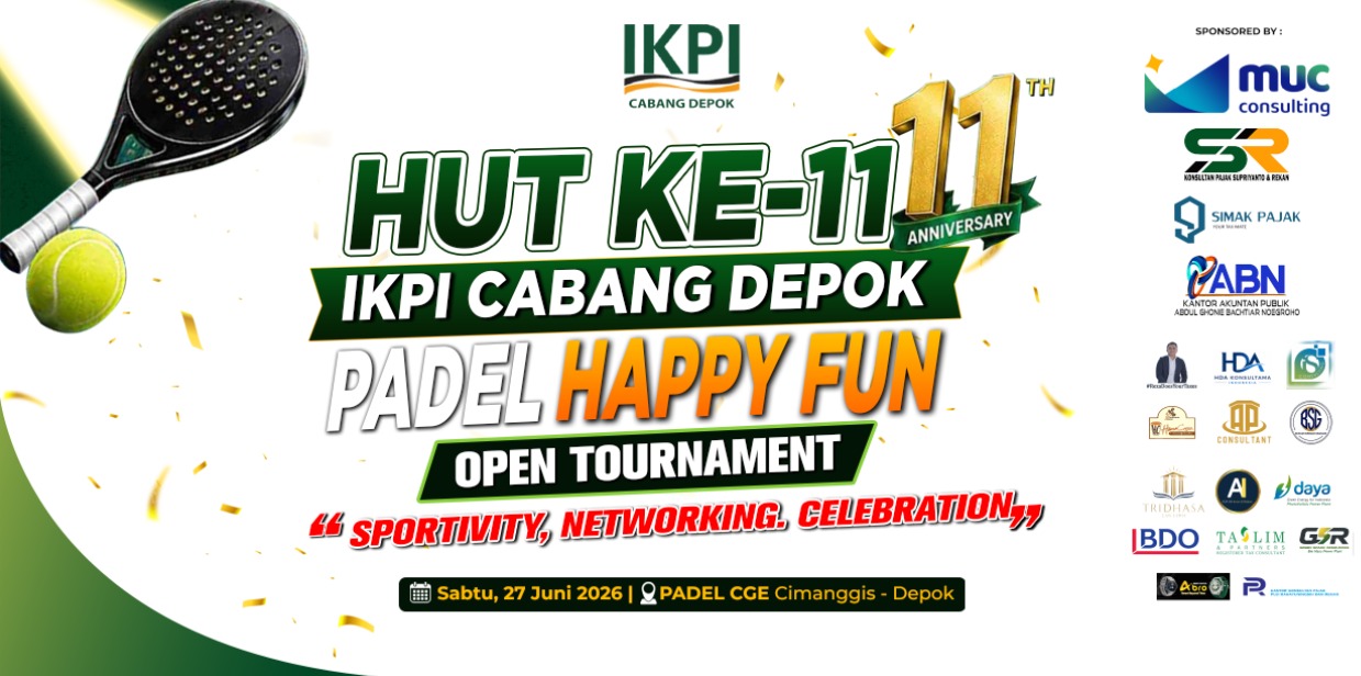 Puluhan Peserta akan Meriahkan Turnamen Padel HUT Ke-11 IKPI Cabang Depok