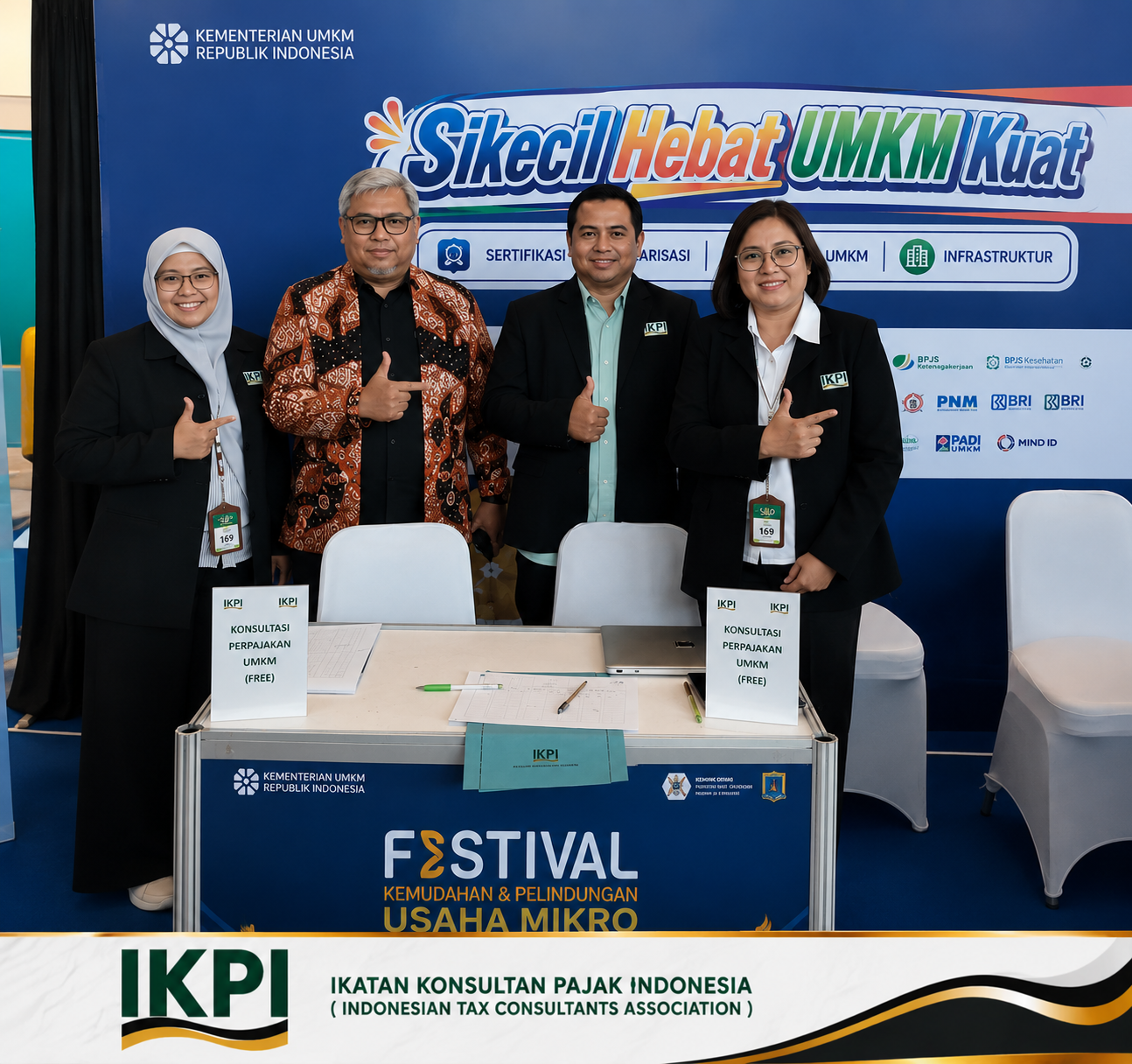 Ratusan Pelaku UMKM Serbu Booth Konsultasi Pajak IKPI di Festival SMESCO