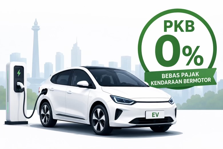 Kendaraan Listrik Bebas PKB 0 Persen, Begini Skema Pajak Progresif yang Berlaku di Jakarta