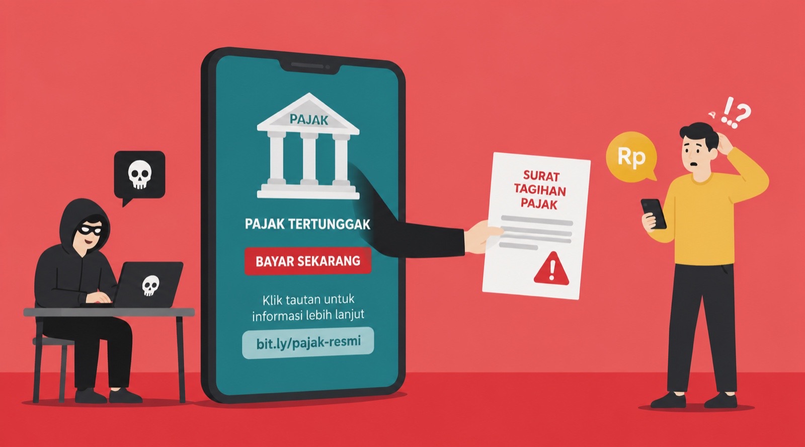 Waspada! DJP Ingatkan Modus Penipuan Tagihan Pajak Lewat Email Palsu