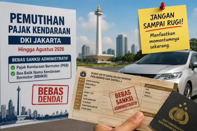 Pramono Tak Jamin Pemutihan Pajak Kendaraan di Jakarta Digelar Tiap Tahun