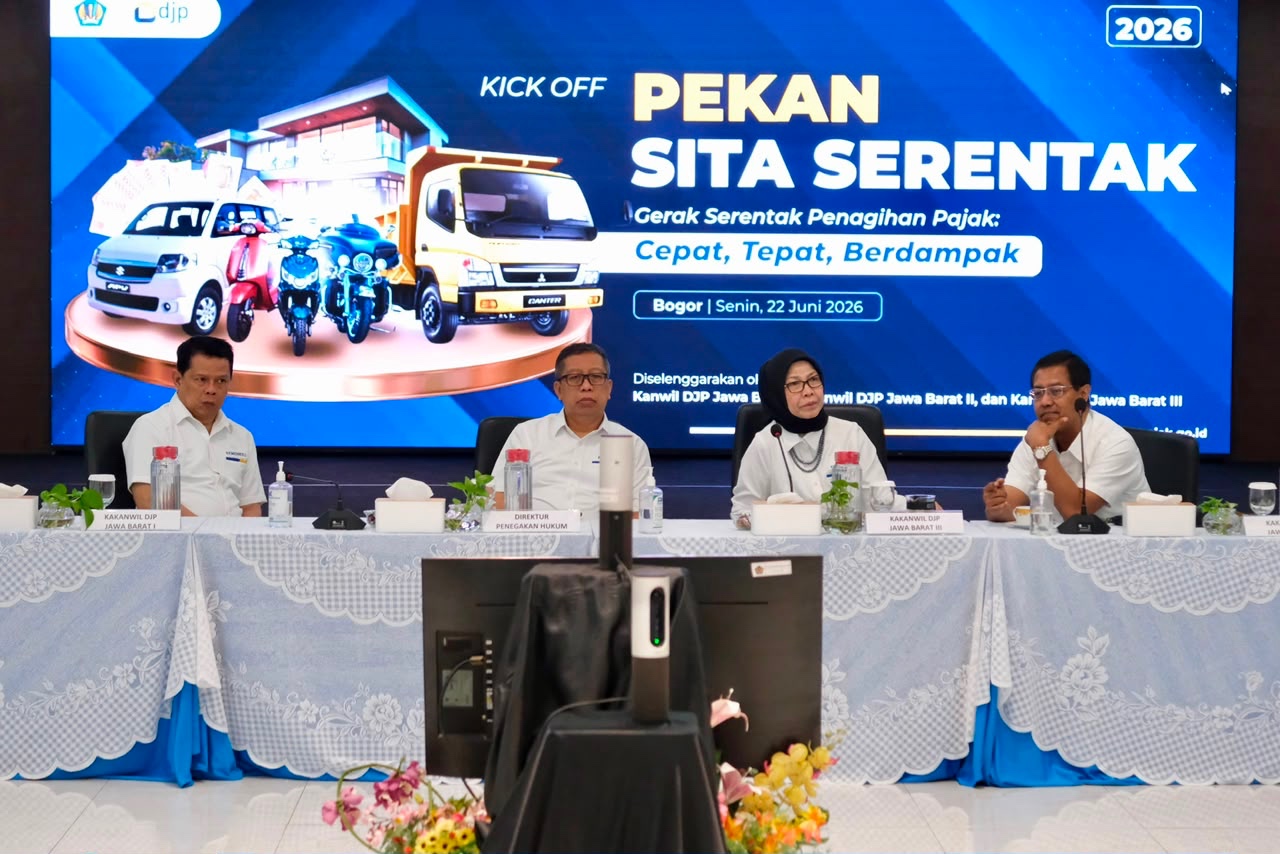 DJP se-Jawa Barat Sita 288 Aset Senilai Rp54 Miliar, Tunggakan Pajak Tembus Rp 113 Miliar