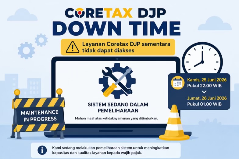 DJP Hentikan Sementara Layanan Coretax Malam Ini
