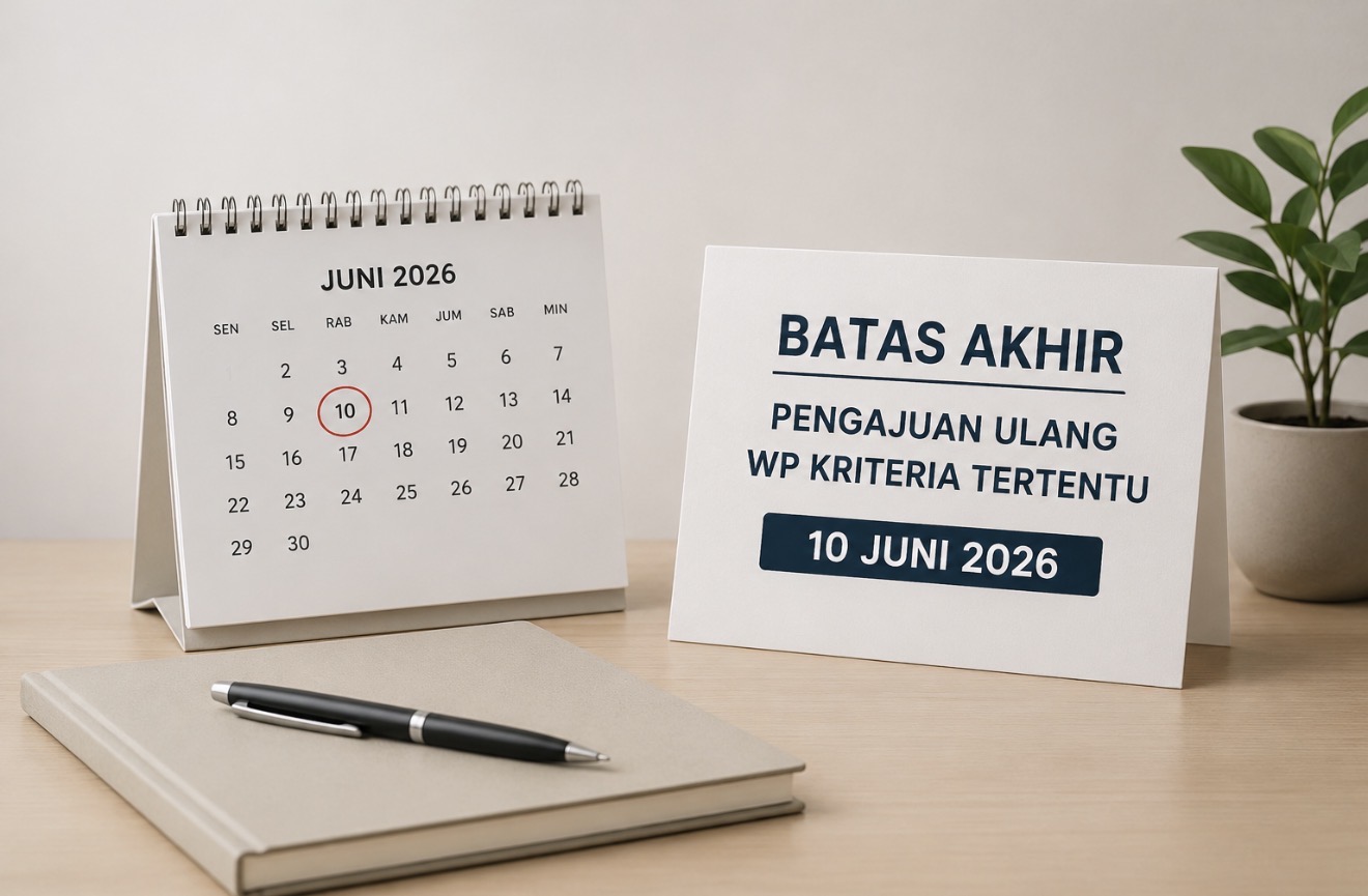 Kesempatan Terakhir! Pengajuan Ulang WP Kriteria Tertentu Berakhir Hari Ini