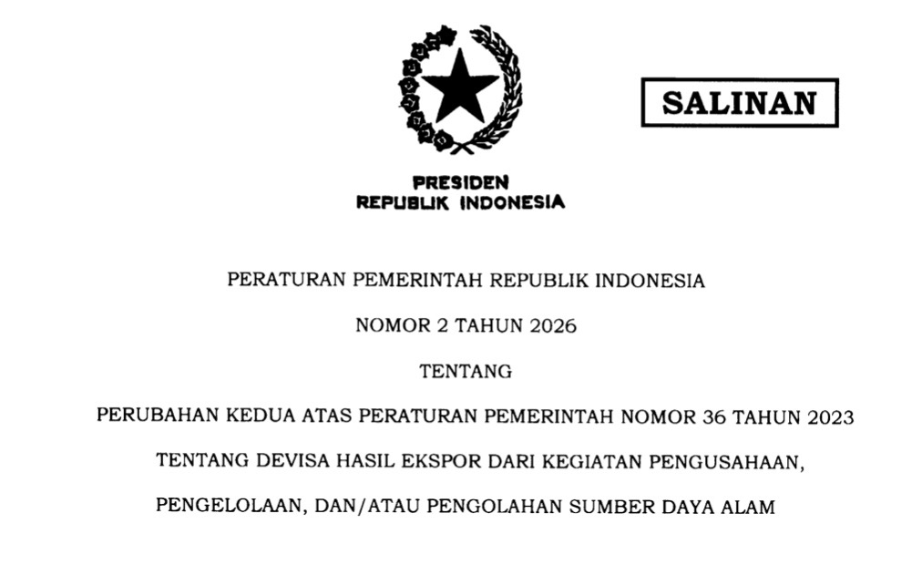 Aturan Baru DHE SDA Kurangi Ruang Gerak Eksportir