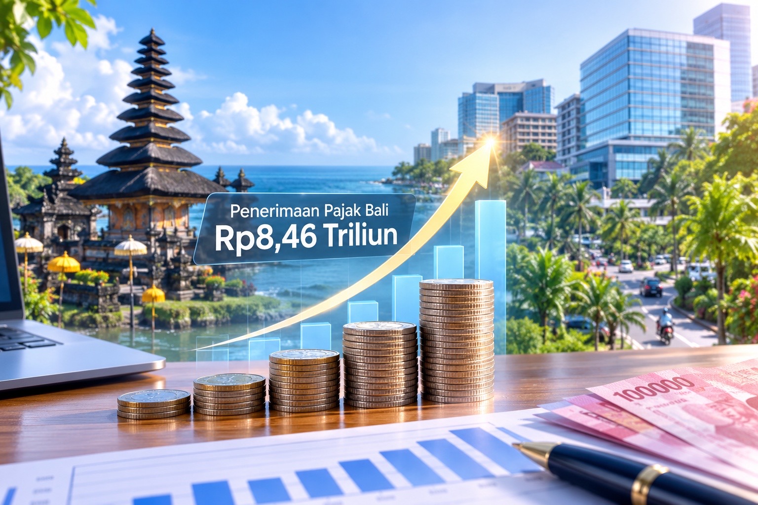 DJP Bali Kumpulkan Rp 8,46 Triliun Pajak, Capai 34,83% Target Tahunan