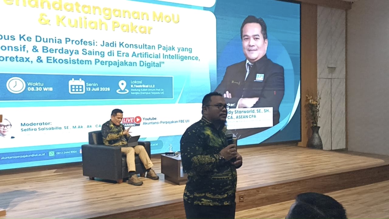 IKPI Sleman Jembatani Kampus dan Dunia Profesi, Hersona Bangun: Mahasiswa Harus Siap Hadapi Era AI dan Coretax