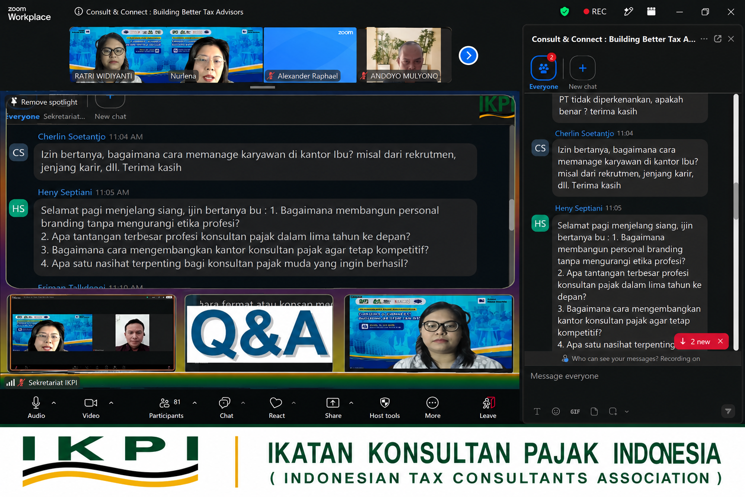 Ketua IKPI Sumbagsel Bagikan Kunci Membangun Karier Konsultan Pajak Profesional