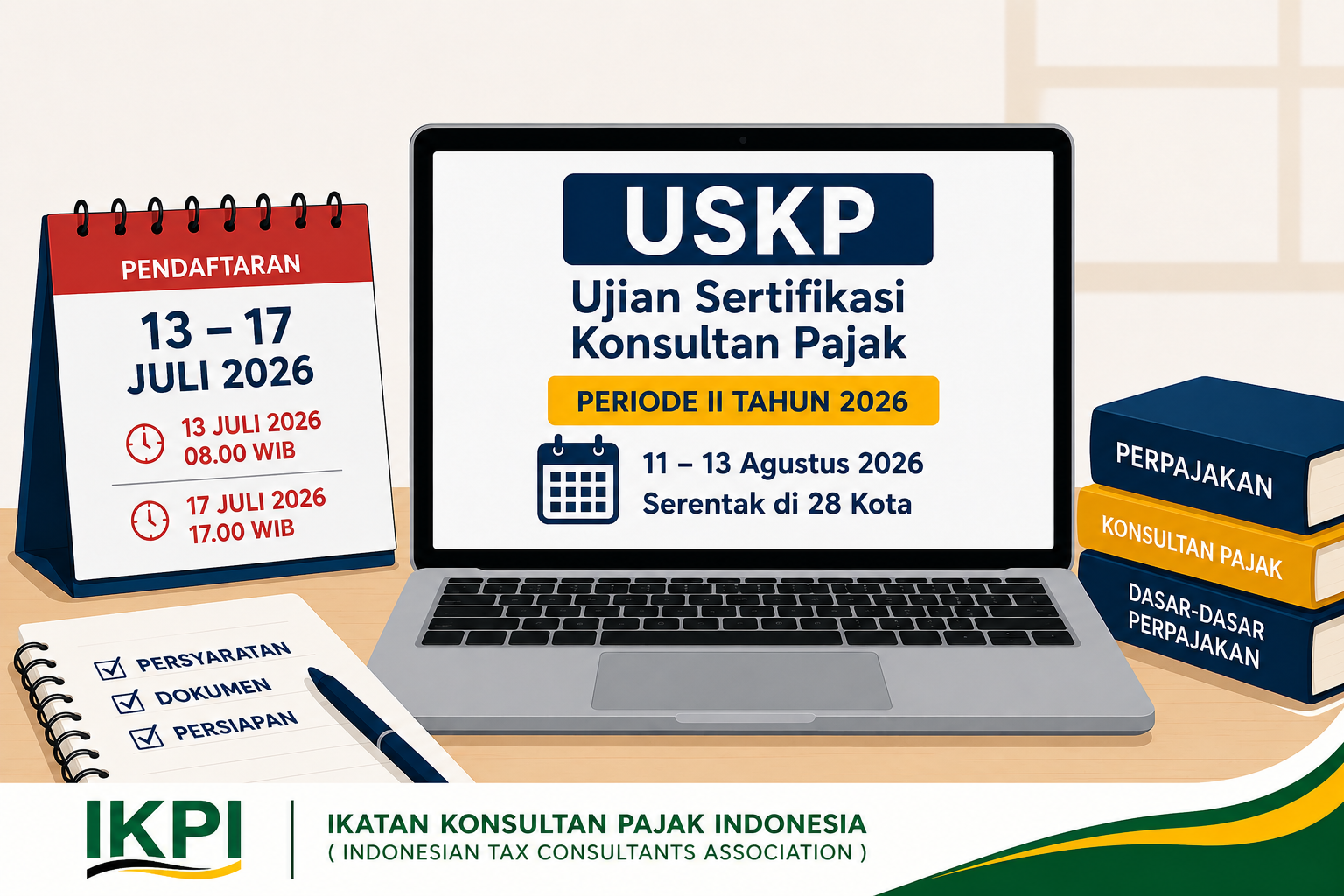 USKP Periode II 2026 Dibuka, Peserta Mengulang Wajib Daftar 13–17 Juli