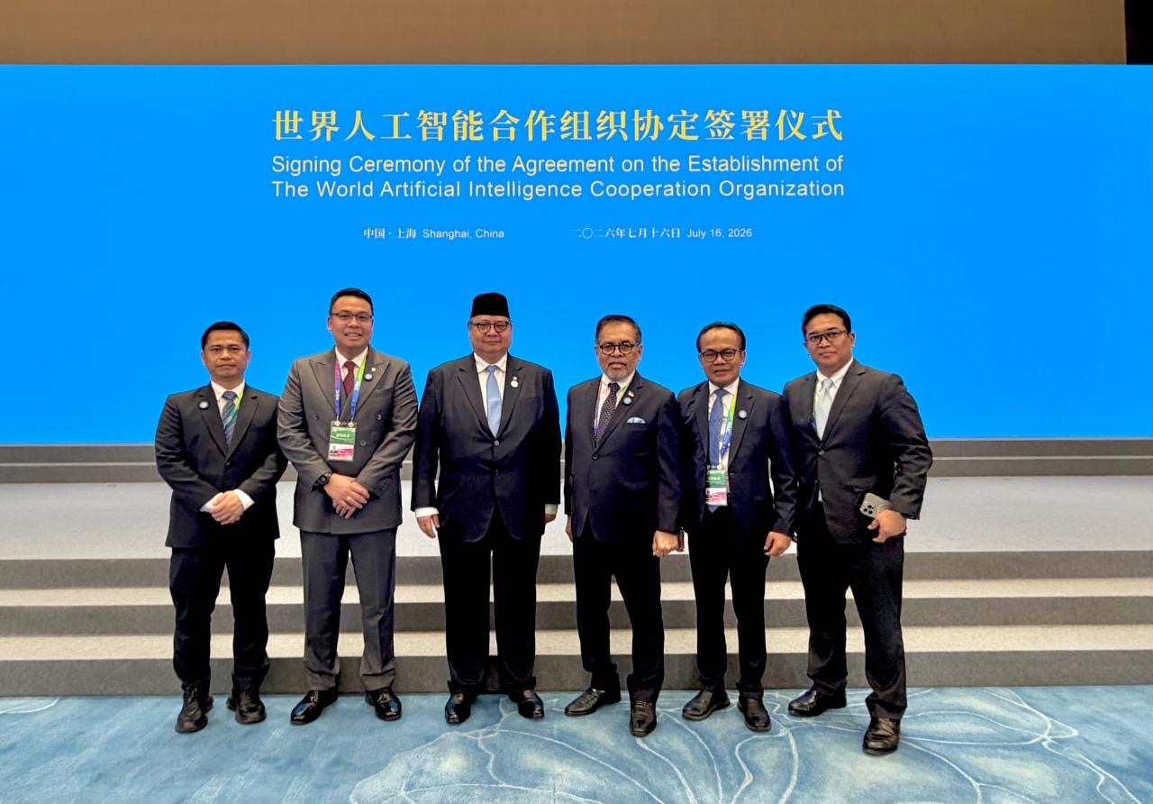 Airlangga Bawa Indonesia Jadi Anggota Pendiri Organisasi AI Dunia