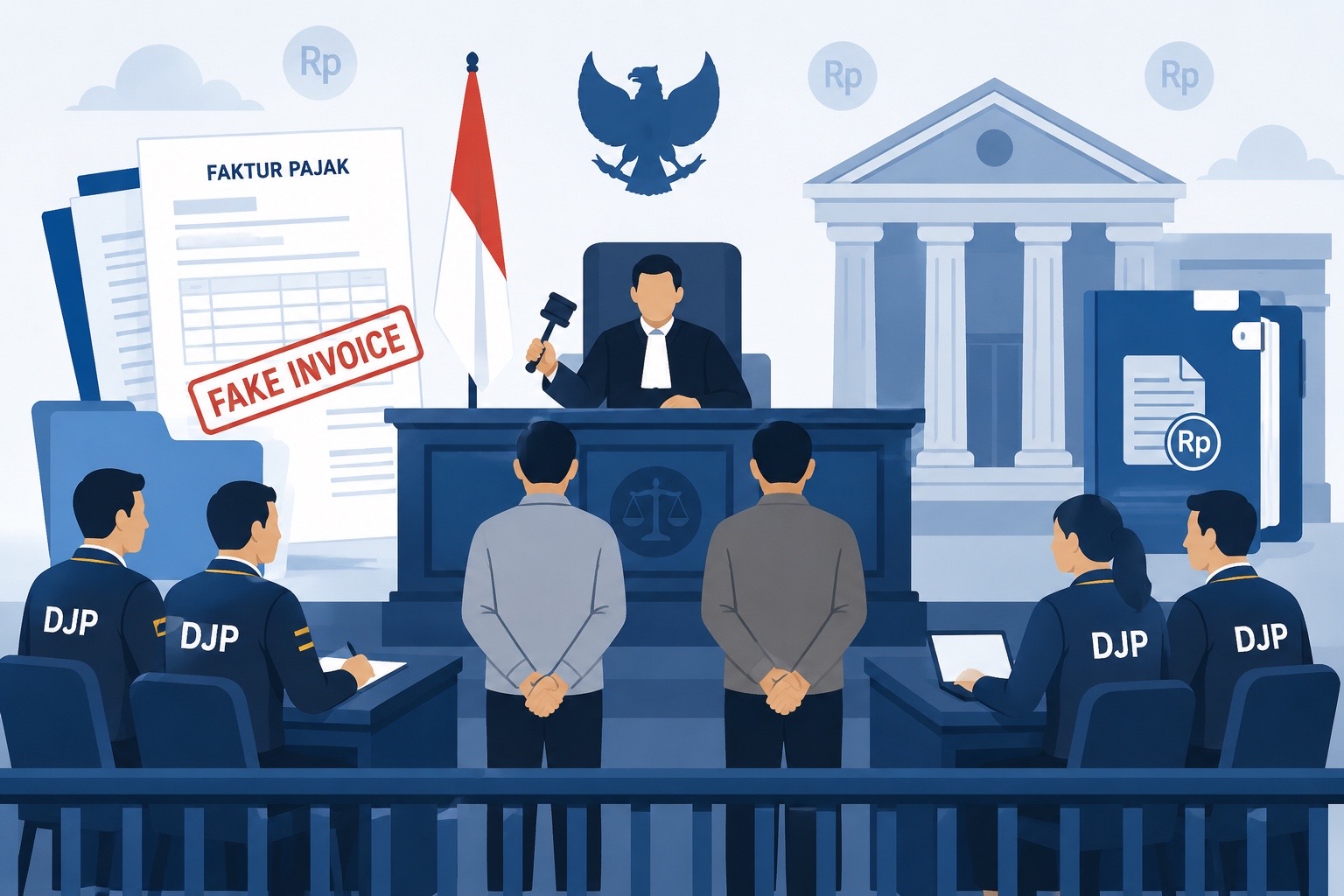 Terbitkan Faktur Pajak Fiktif, Dua Terdakwa Divonis Penjara dan Denda Rp 32,4 Miliar
