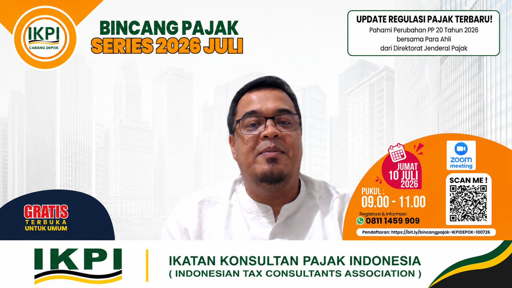 Bincang Pajak: IKPI Depok Ajak Wajib Pajak Cepat Beradaptasi dengan PP 20/2026