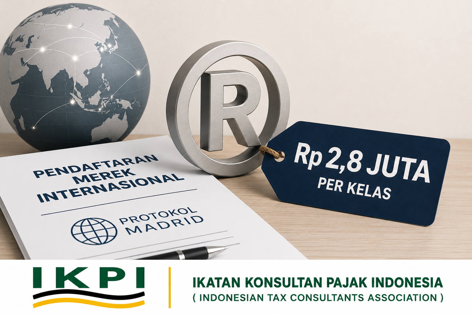 Daftarkan Merek Internasional Kini Bisa Menghabiskan Rp2,8 Juta per Kelas