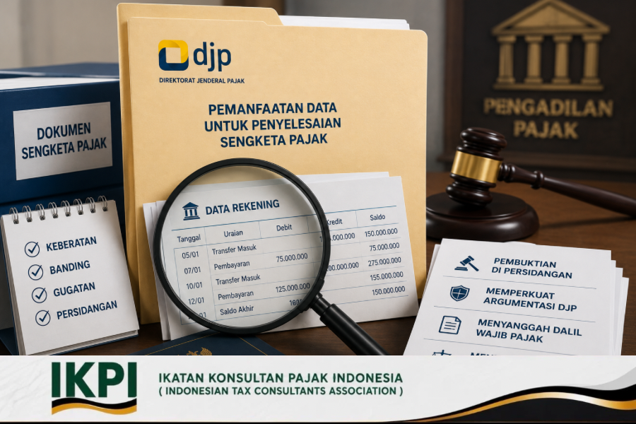DJP Gunakan Data Rekening untuk Perkuat Posisi dalam Sengketa Pajak