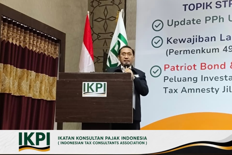Buka Seminar IKPI Medan, Robert Hutapea Ajak Konsultan Pajak Cepat Beradaptasi dengan Derasnya Regulasi Baru
