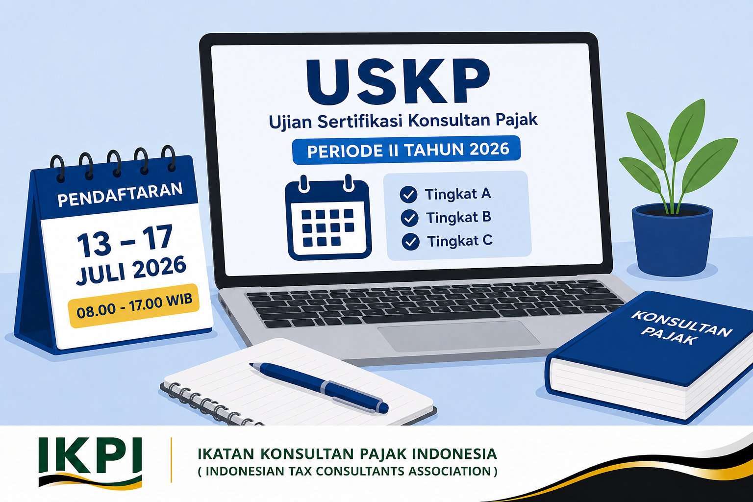 Pendaftaran USKP Periode II 2026 Dibuka Kuota 3022 Peserta di 28 Kota