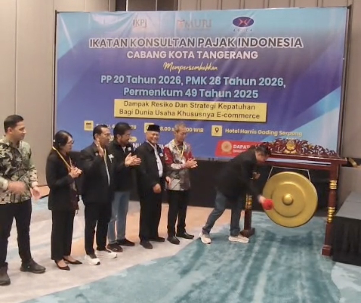Ketum IKPI Buka Seminar Pajak Cabang Kota Tangerang, Edward Mias: E-Commerce Wajib Siap Hadapi Regulasi Baru