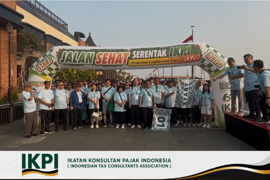 Vaudy Starworld Buka Jalan Sehat Serentak IKPI 2026, Ajak Perkuat Kebersamaan Insan Perpajakan