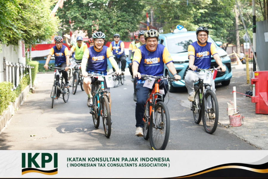 25 Kilometer Kebersamaan di Gowes HUT ke-61 IKPI