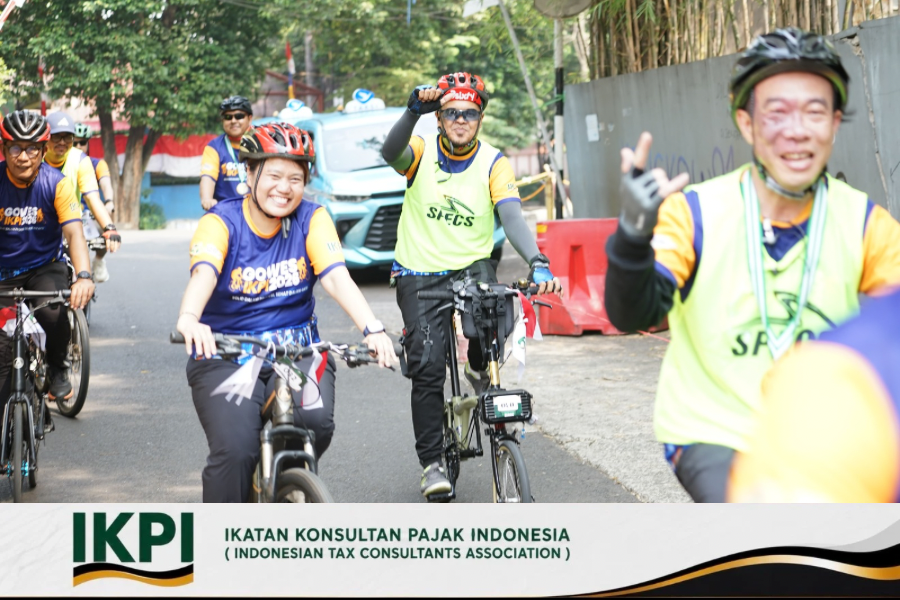 Gowes HUT ke-61 IKPI Tembus Ruang Publik, Novalina: Ini Bukan Sekadar Perayaan Organisasi