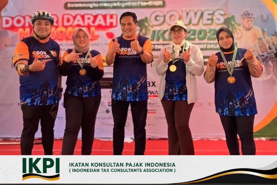Pengurus IKPI Palembang Hadir Meriahkan Gowes HUT ke-61 di Jakarta