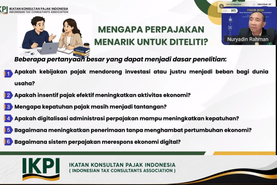 IKPI: Data dan Privasi Jadi Peluang Riset Perpajakan di Masa Depan