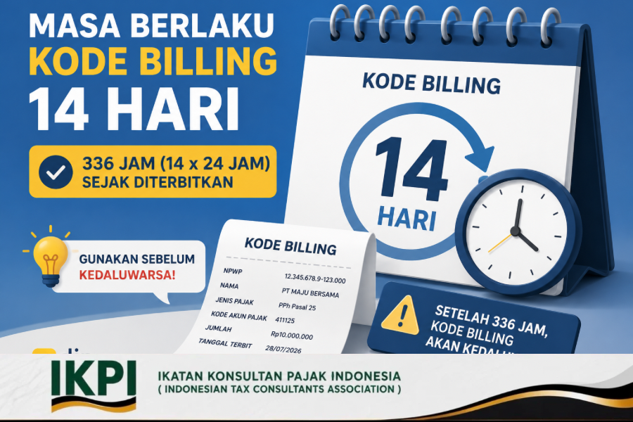 DJP Tegaskan Masa Berlaku Kode Billing 14 Hari