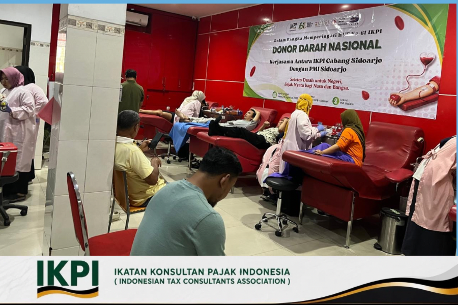 IKPI Sidoarjo Gelar Donor Darah HUT ke-61, Diikuti 70 Pendonor
