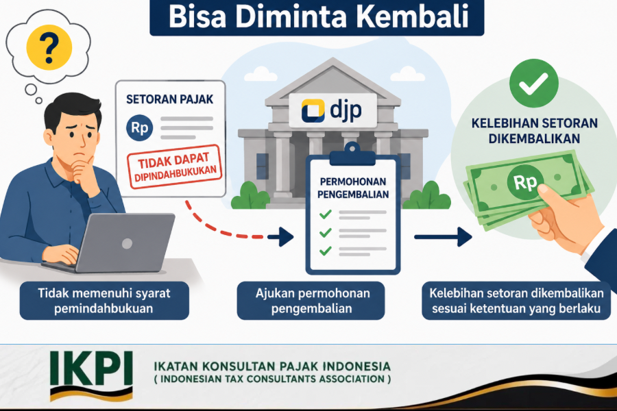 Catat! Setoran Pajak yang Tak Bisa Dipindahbukukan Bisa Diminta Kembali