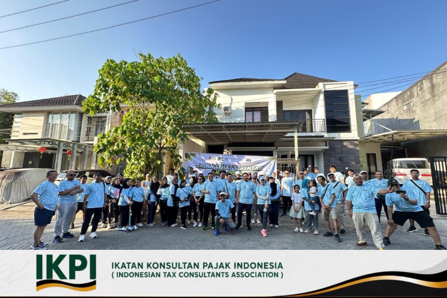 Jalan Sehat Serentak IKPI Samarinda Libatkan Anggota, Keluarga, hingga KPP Dukung Rekor MURI