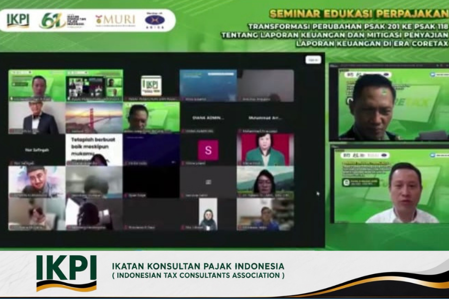 Sebanyak 578 Peserta Padati Webinar IKPI Bahas Transformasi PSAK 118 di Era Coretax